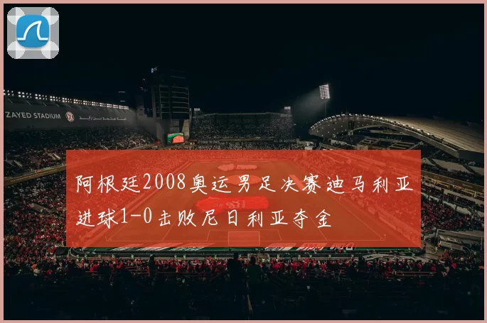 阿根廷2008奥运男足决赛迪马利亚进球1-0击败尼日利亚夺金